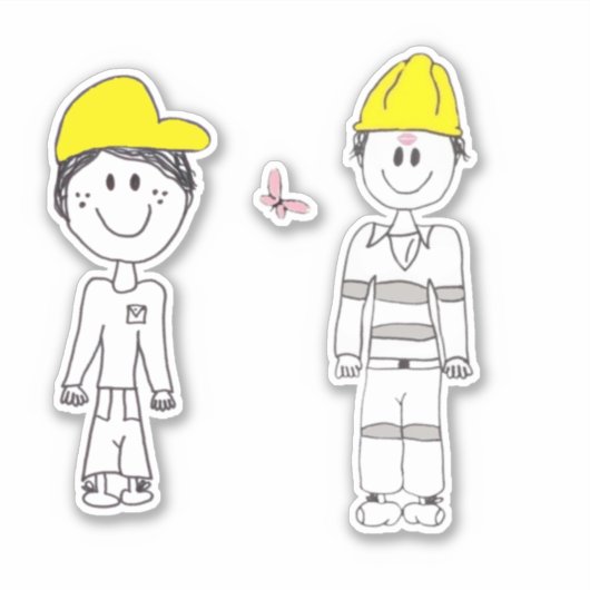 STICKER VINYL-FIFO DAD+SON (Voorkant)