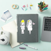 STICKER VINYL-FIFO MUM+DOCHTER (iPad Cover)