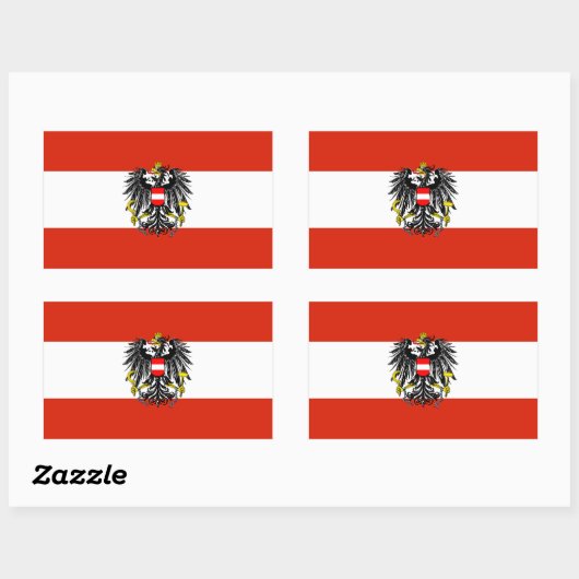 Sticker vlag Oostenrijk (Vel)