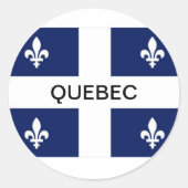 Sticker vlag Quebec (Voorkant)