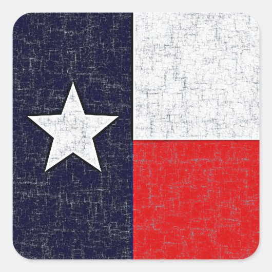 STICKER VLAG TEXAS (Voorkant)