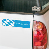 Sticker Vlag van Beieren, Duitsland (Op Truck)
