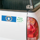 Sticker vlag van de Noordelijke Marianen (Op Truck)