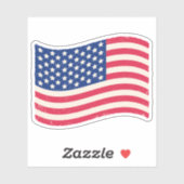 Sticker vlag van de Verenigde Staten (Vel)