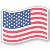 Sticker vlag van de Verenigde Staten (Voorkant)