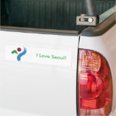 Sticker Vlag van Seoul, Zuid-Korea (Op Truck)