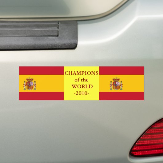 Sticker vlag van Spanje (Op auto)