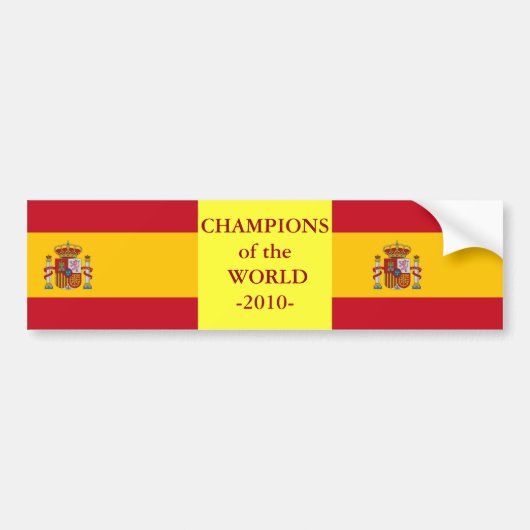 Sticker vlag van Spanje (Voorkant)