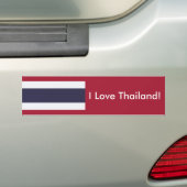 Sticker Vlag van Thailand (Op auto)