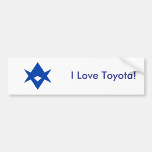 Sticker Vlag van Toyota City, Japan
