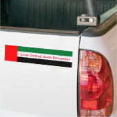 Sticker Vlag van Verenigde Arabische Emiraten (Op Truck)