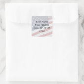 Sticker Vlagadres Verenigde Staten (Tas)