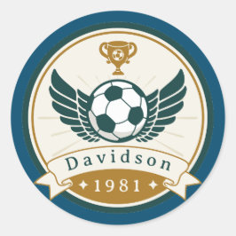 Sticker - Voetbal Football - Gepersonaliseerd - Na