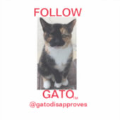 Sticker VOLG GATO, Alle Petten (Voorkant)