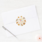 Sticker voor 1e verjaardag van feestbeesten (Envelop)