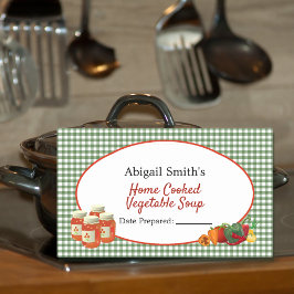 Sticker voor Allround Inmaakpot Groenten