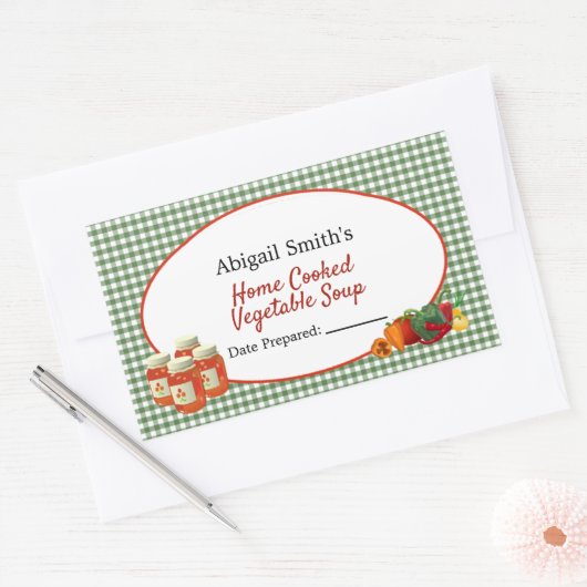 Sticker voor Allround Inmaakpot Groenten (Envelop)