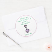Sticker voor baby shower feestfavoriet (Envelop)