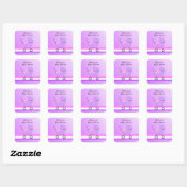Sticker voor baby shower met kinderwagen (Vel)