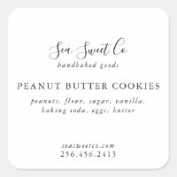 Sticker voor Bakkerijproducten