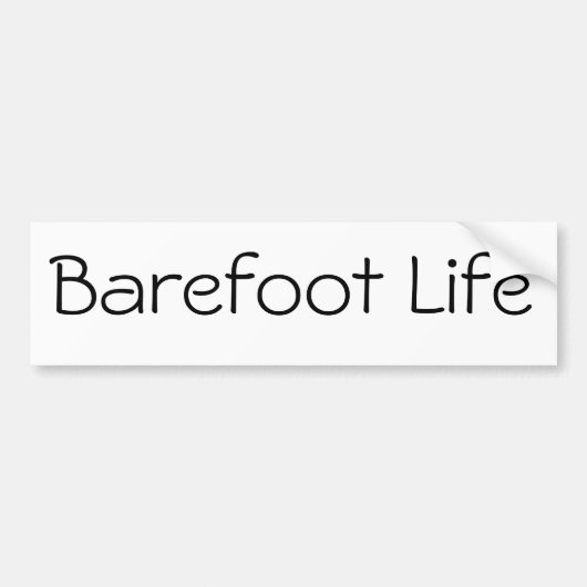 Sticker voor barefoot Life (Voorkant)