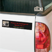 Sticker voor bedreigde diersoorten (Op Truck)