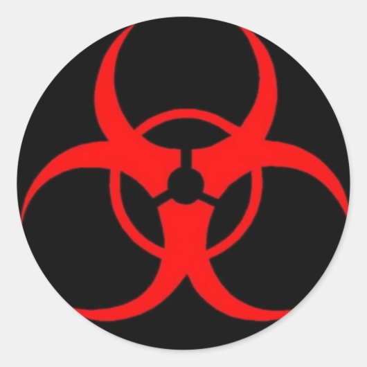 sticker voor biologisch gevaar (Voorkant)
