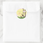 Sticker voor bosgeboorte geschenk (Tas)