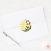 Sticker voor bosgeboorte geschenk (Envelop)