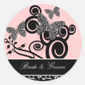 Sticker voor briden en rondzwevende vlinnen (Voorkant)