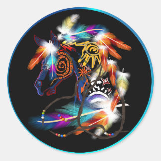 Sticker voor Bright paarden