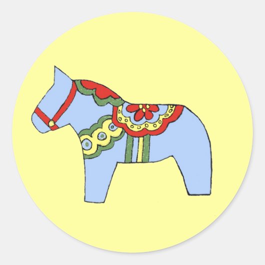 Sticker voor Bright paarden (Voorkant)