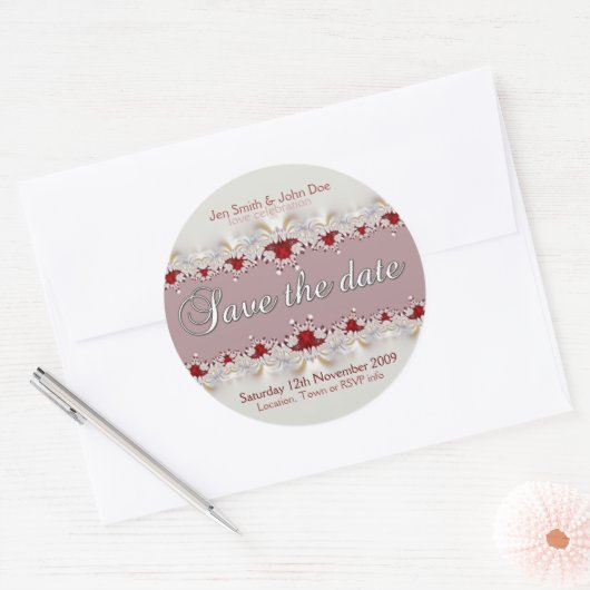 Sticker voor bruiloft (Envelop)