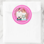 Sticker voor bruiloft  (Tas)