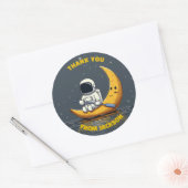 Sticker voor Buitengewone Ruimtevaart Verjaardag B (Envelop)