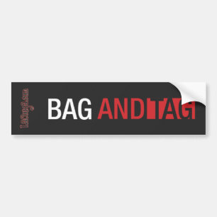 Sticker voor bumper met tekst 'In beslag nemen en