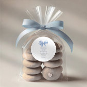 Sticker voor dank je voor de doop van een jongen –