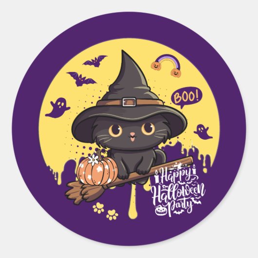 Sticker voor dappere kattenliefhebbers | kattenmoe (Voorkant)