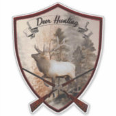 Sticker voor de jacht op honden (Voorkant)