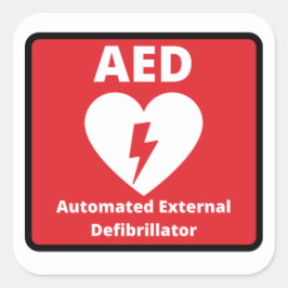 Sticker voor de noodkit