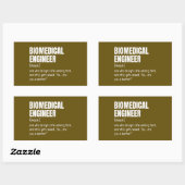 Sticker voor definitie van medisch ingenieur (Vel)