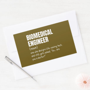 Sticker voor definitie van medisch ingenieur