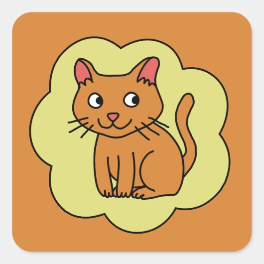 Sticker voor Dikke Kat Liefhebbers | perfect | hui (Voorkant)
