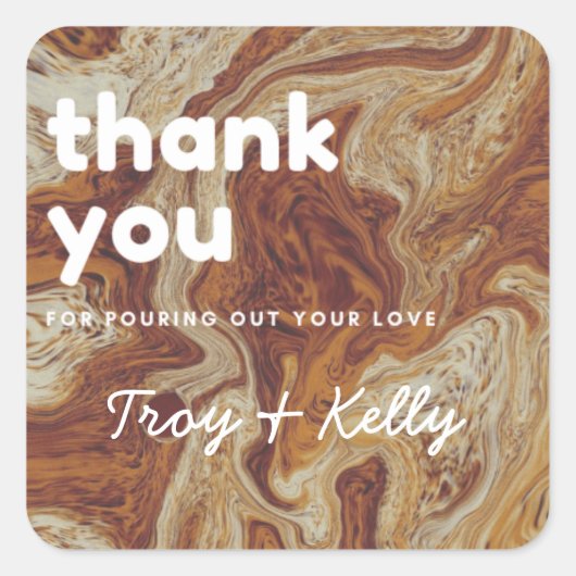 Sticker voor draaikolk koffiedouche favoriet (Voorkant)