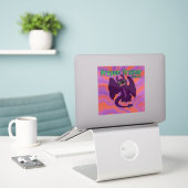 Sticker voor Draken Trainer (Laptop op bureau)