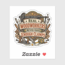 Sticker voor echte houtbewerkers