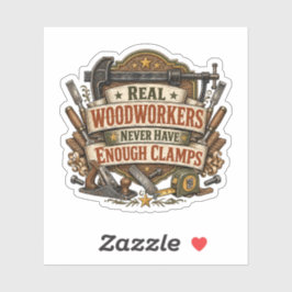 Sticker voor echte houtbewerkers