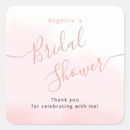 Sticker voor een bruidsfeest.