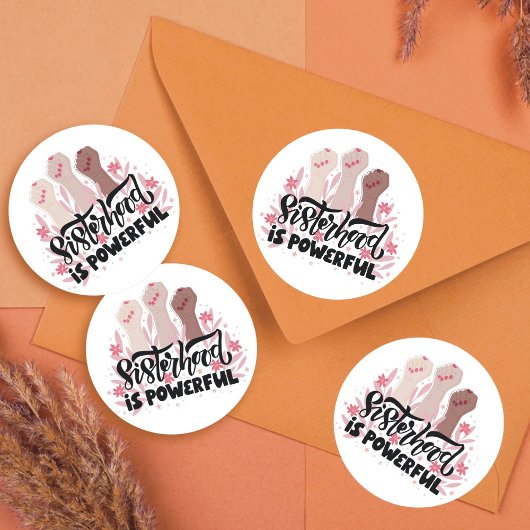 Sticker voor Empowered Vrouwelijke Zusters