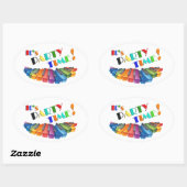 Sticker voor feestkleur (Vel)